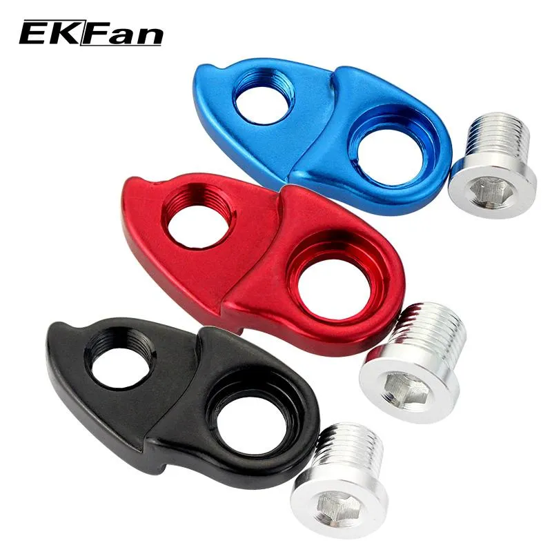 自転車derailleurs ekfan road bicycleサイクリングフレームギアテールフックエクステンダーmtbマウンテンリアデレイラーハンガーエクステンション