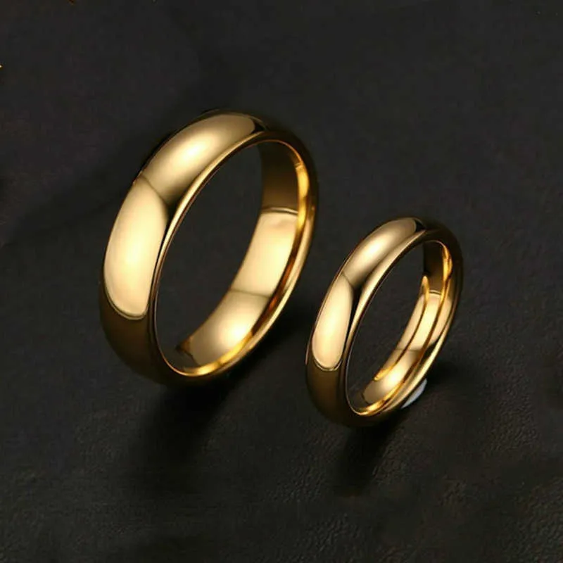 Anello solitario moda semplice acciaio inossidabile uomo e donna coppia anelli titanio matrimonio fidanzamento anniversario regalo gioielli festa Y2302