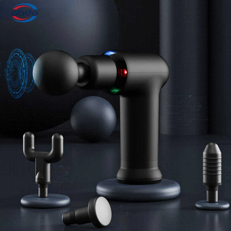 Abdo pistolet à compresse chaude lumière LED fraîche masseur électrique tissus profonds Muscle cou corps et dos Relaxation 0209