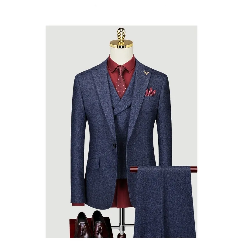 Mens Suits Blazers Custom Made Groom Wedding Dress Blazer Pants Business Highend Classic byxor 19636001 230209