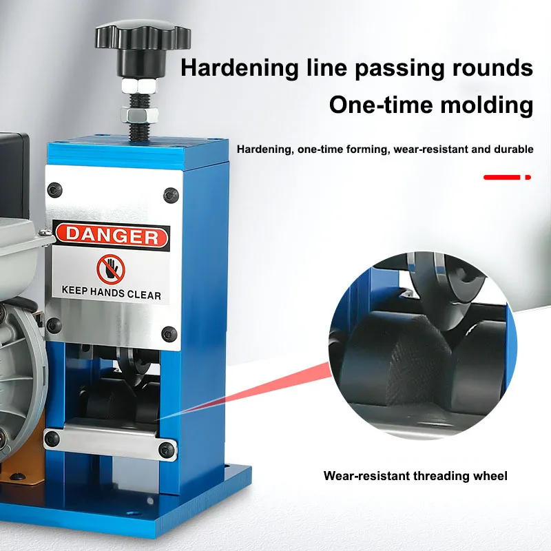 thumbnail image 2 of Electric Wire Stripping Machine – 110V, 1.5-25mm / 0.05-1" Copper Cable Stripper 2 of 4