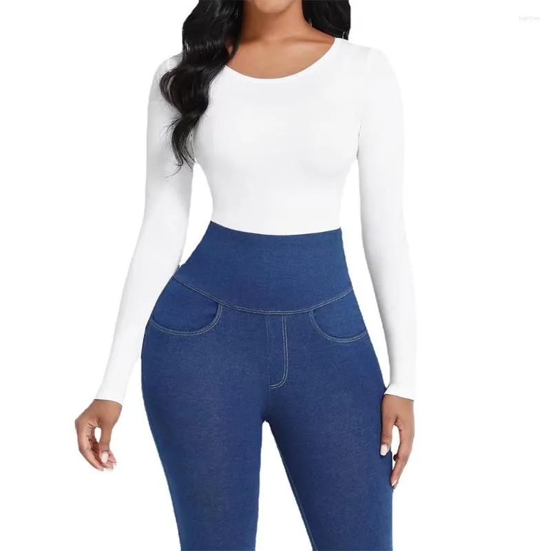 Womens Shapers Fajas Colombianas Long Sleeve Thong Bodysuit Waist Trainer  Body Shaper Women Flat Belly Slimming Shapewear Bodycon Jumpsuit From 11,96  €