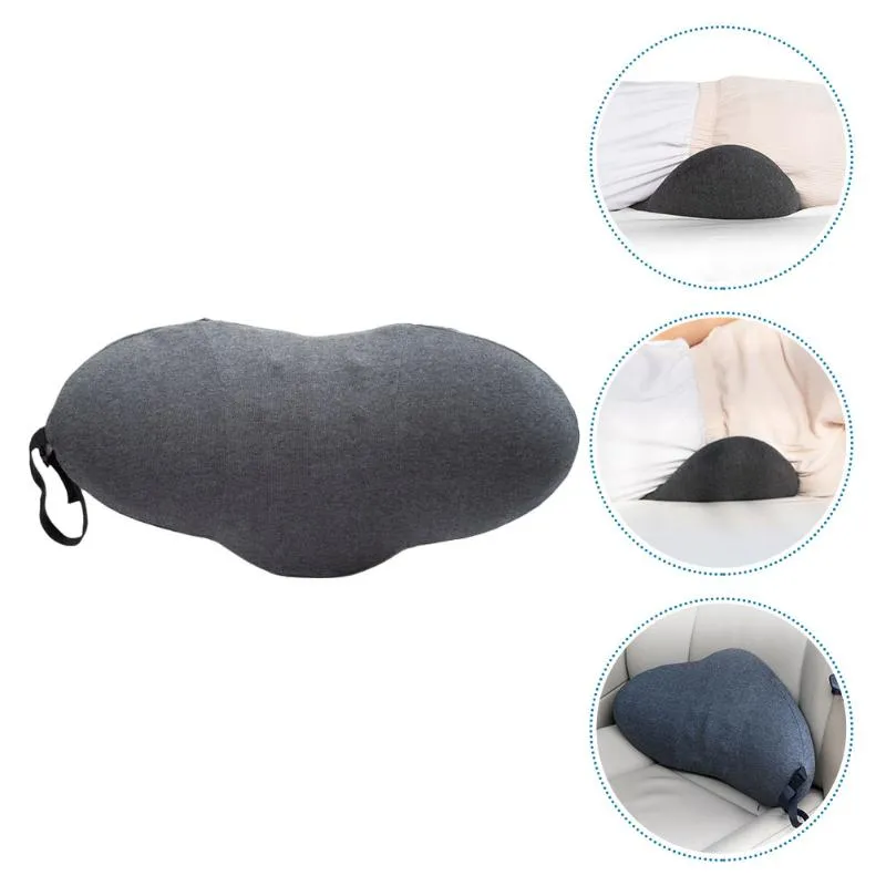 Подушки сидений 1pc Портативная подушка для боли в пояснице поясничная опора