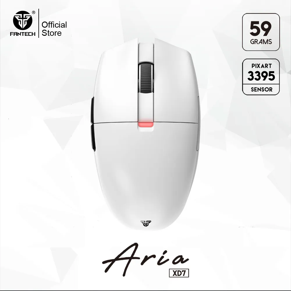 Souris FANTECH ARIA XD7 Gaming Mouse 59g PIXART 3395 Filaire Et Sans Fil  GM8 0 TTC Gold Encoder Pour PC Gamer 230210 Du 78,15 €