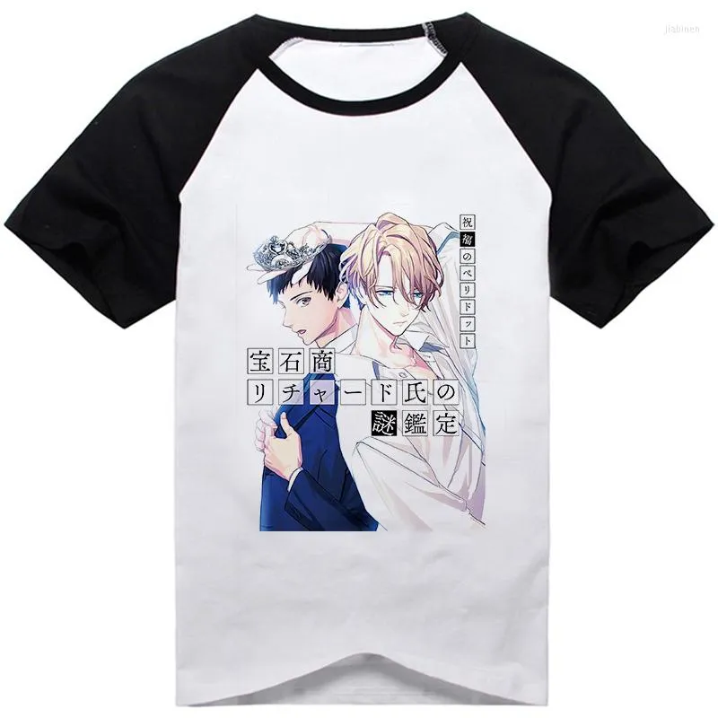 Erkek Tişörtleri Kuyumcu Richard Anime Tshirt'in kasa dosyaları Ranasinghe de vulpian nakata seigi unisex t-shirt gevşek ve gündelik tişört