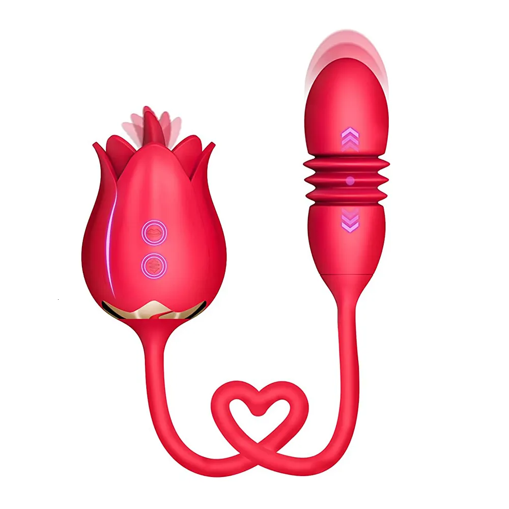  Rose Sex Stimulator for Women, Licking Vibrators with