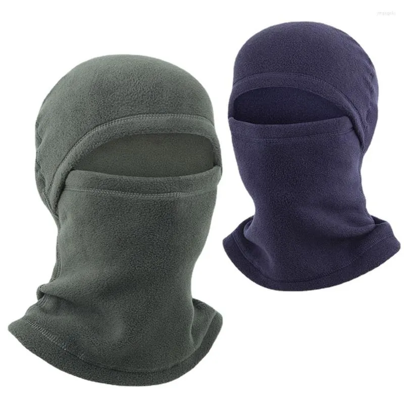 Berets Winter Hat Skullies Beanies Hood Hats For Men Women Fleece Scarf Caps Balaclava Mask Bonnet