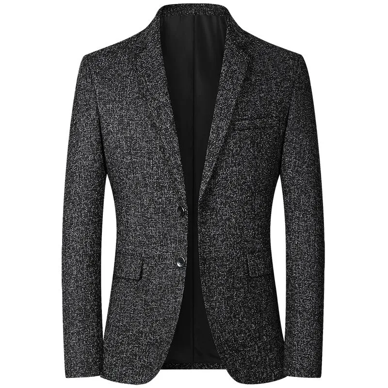 Мужские костюмы Blazers Men Men Brand Jacket Fashion Slim Casual Coats красивые маскулино деловые куртки полосатые топы 230209