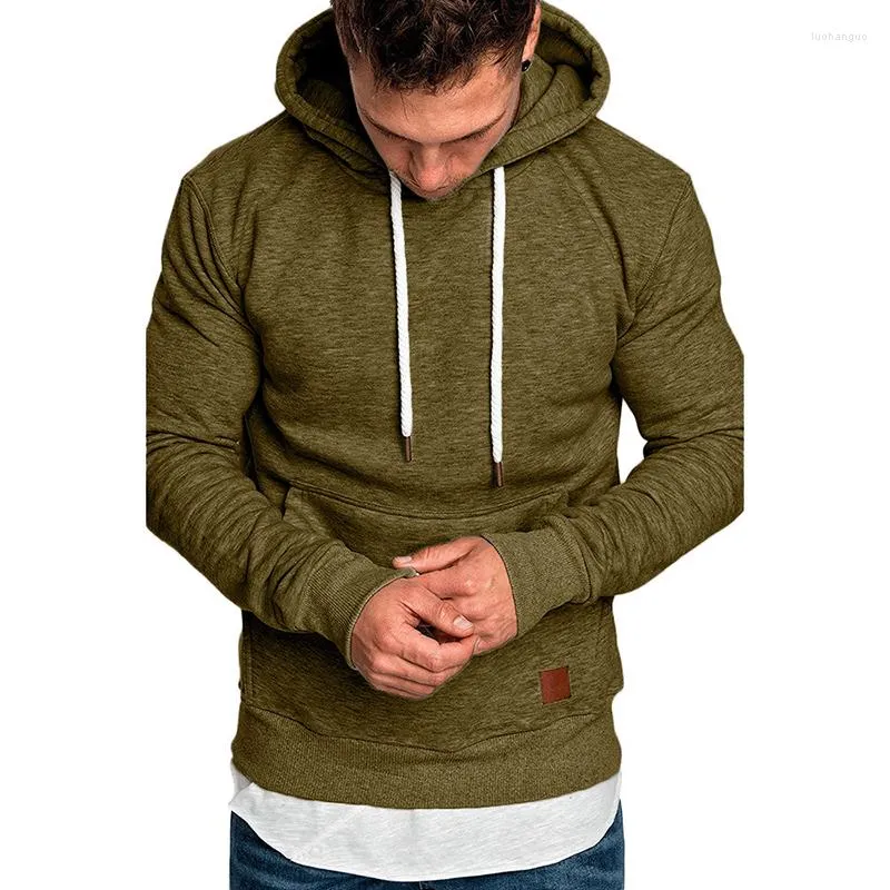 Heren Hoodies Sweatshirt Men 2023 Brand Male mannelijke lange mouw Solid hoodie pullover Black Red Poleron Hombre Big Plus Size 5xl