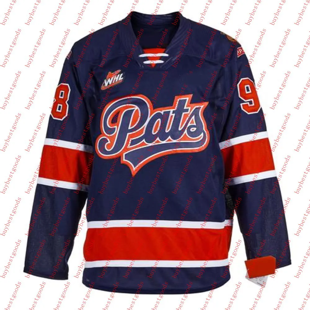WHL Regina Pats Hockey Jerseys Customize Your 2024 Game Gear Bedard Smith Massier Carrier Chorney Stanick Wotton Br From Jack jersey store 31.09 DHgate.Com