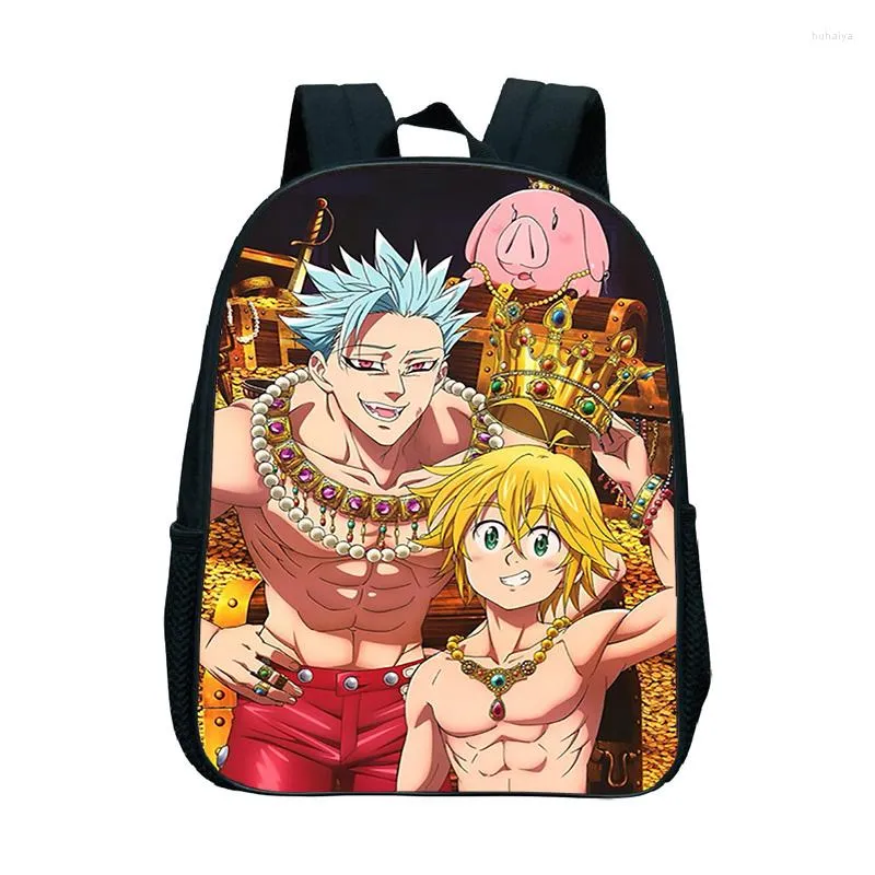 Backpack The Seven Deadly Sins Children Toddler Kids School Bags Nanatsu No Taizai Boys Girls Primary Kindergarten