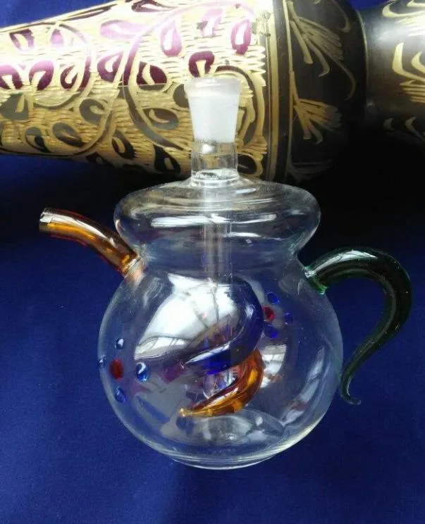 High Quality Teapot Hookah ,Wholesale Bongs Oil Burner Pipes Water Pipes Glass Pipe Oil Rigs Smoking Free Shipping