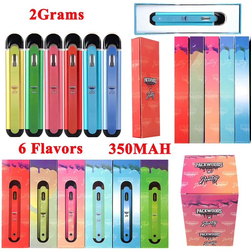 NEW 2ML PACKWOODS Disposable Vape Pens E Cigarettes Starter Kits Thick