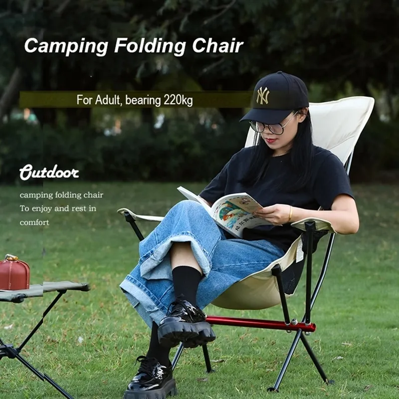 Camping Chair Portable Lightweight Foldable Outdoor Picnic Beach Fishing  Seat
