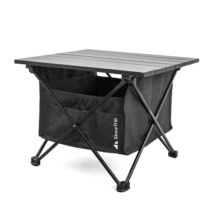 Kamp mobilyaları açık portatif katlanır masa depolama çantası zarif kamp piknik masası kamp barbekü masa alaşımı ultra hafif katlanır masa 230210
