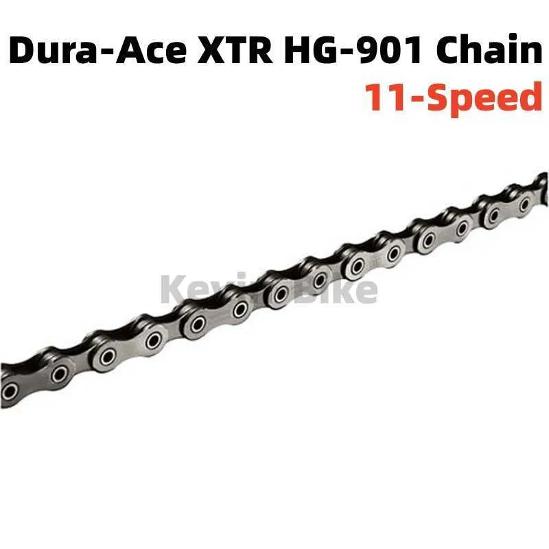 Bike s DURA-ACE XTR HG901 116L Chaîne creuse de vélo de route VTT 11 vitesses avec maillon rapide pour Shimano Ultegra R8000 5800 6800 M8000 0210