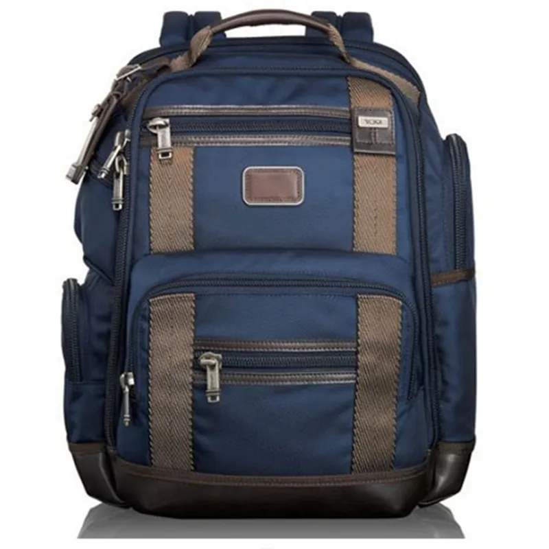 Школьные сумки 2223 Баллистические нейлоновые мужские повседневные поездки в рюкзак модный бизнес 15 дюймов компьютерной сумки 230210