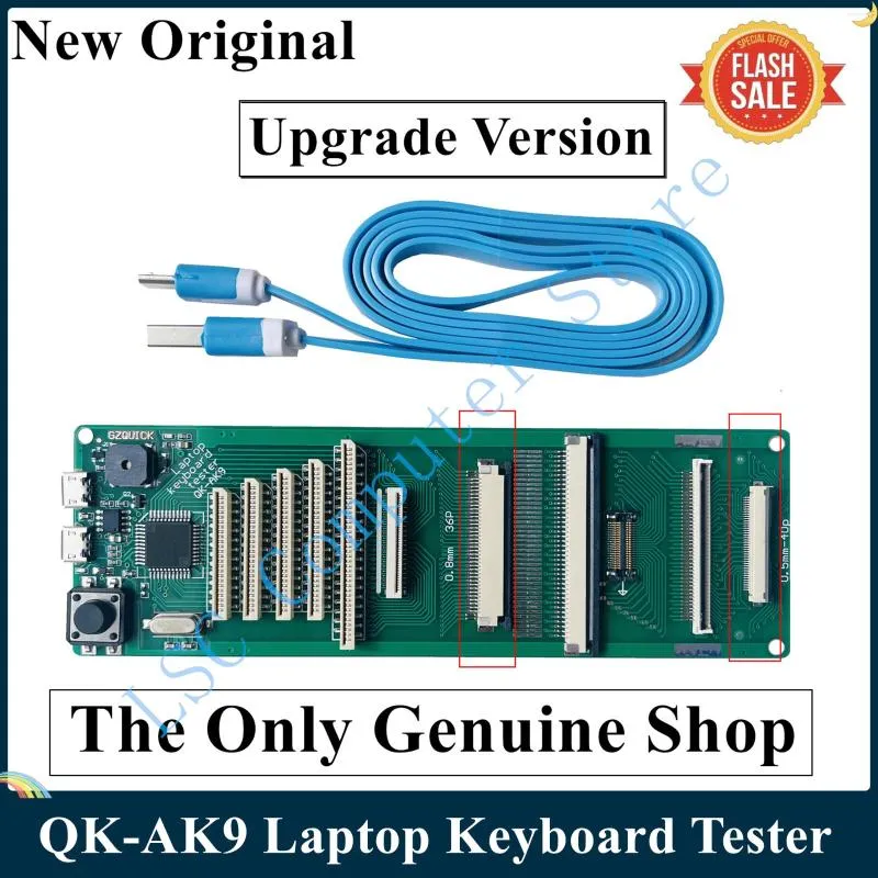 Câbles d'ordinateur LSC Original QK-AK7 QK-AK9 testeur de clavier d'ordinateur portable dispositif de test Machine-outil Interface USB avec câble rapide