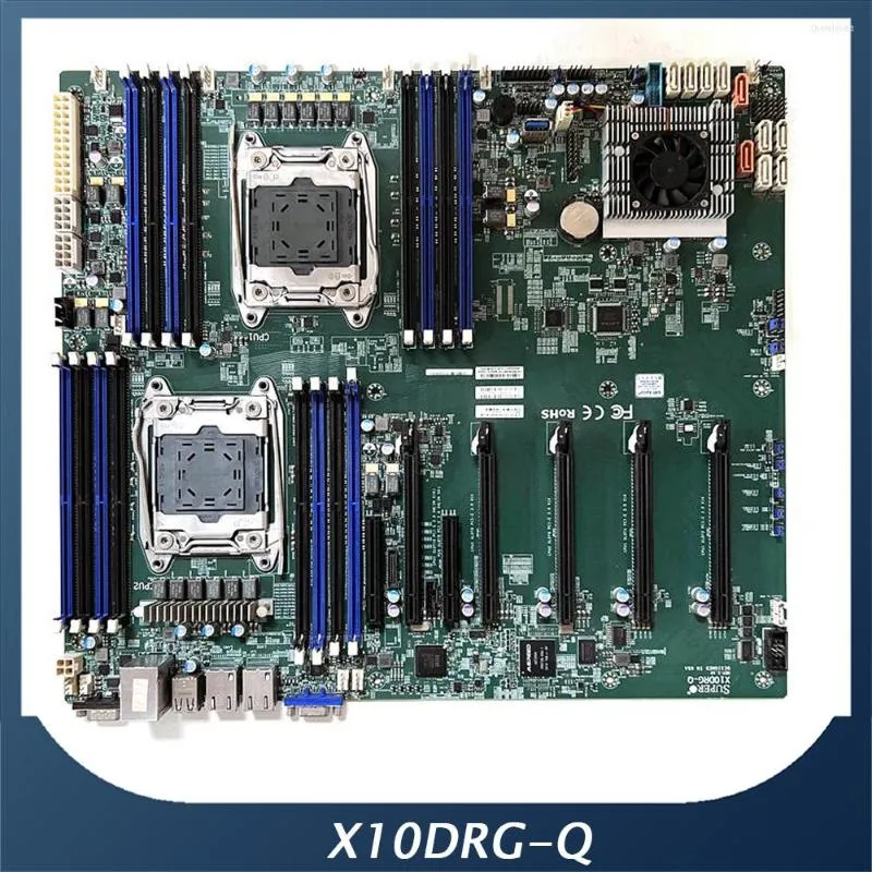 Cartes mères de la carte mère du serveur X10DRG-Q pour Supermicro X99 C612 2011-3 V3 V4 DDR4 HAUTE QUALITÉ