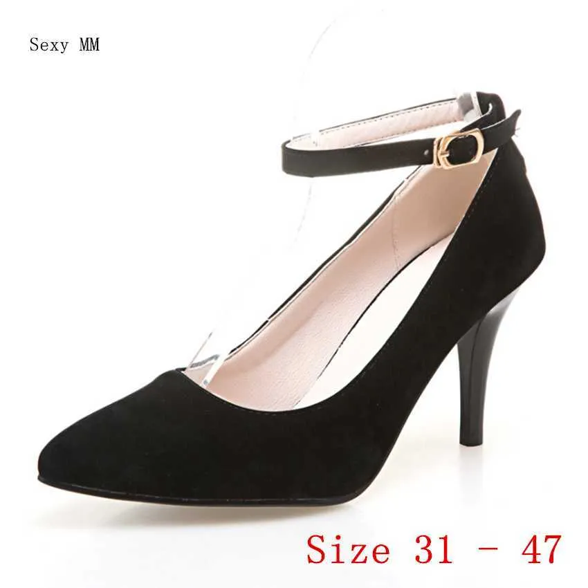 Sandals High Heels Women Pumps High Heel Shoes Stiletto Woman Party Wedding Shoes Kitten Heels Small Plus Size 31 - 47 G230211