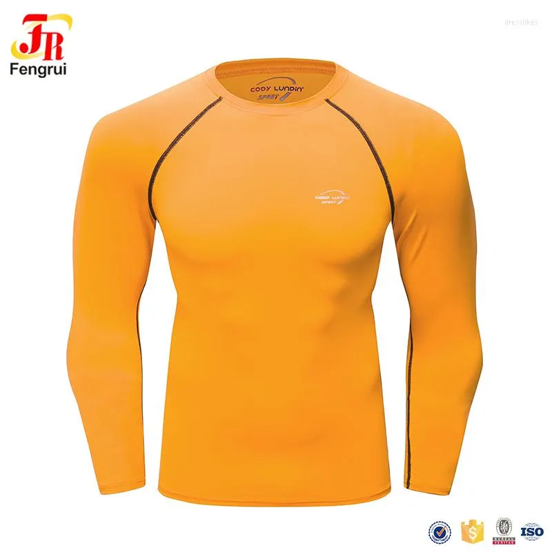 Magliette da uomo 2023 Cody Lundin Abbigliamento sportivo Maglietta da uomo Logo personalizzato Blank Running For Outdoor Fitness Compression Manica lunga Rashguard