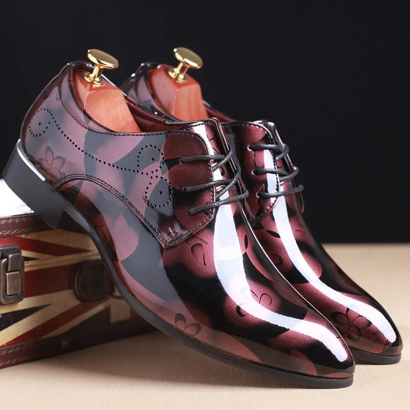Luxury Floral Pattern Leather formal shoes for guys for Men Perfect for Office Formal Events Weddings and Groomsmen Available in Sizes 37 50 Style 230210
