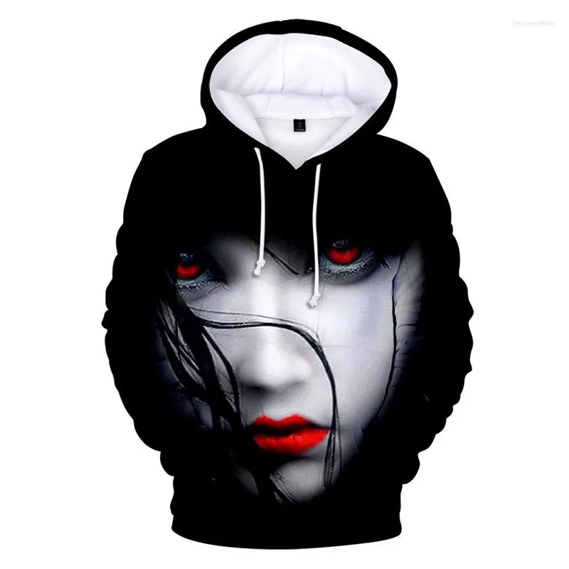 Sweats à capuche pour hommes 2023 Black It Chapter 2 Hoodie Costumes d'Halloween pour hommes Sweatshirts 3D Tie Dyeing Moleton Masculino surdimensionné 4XL