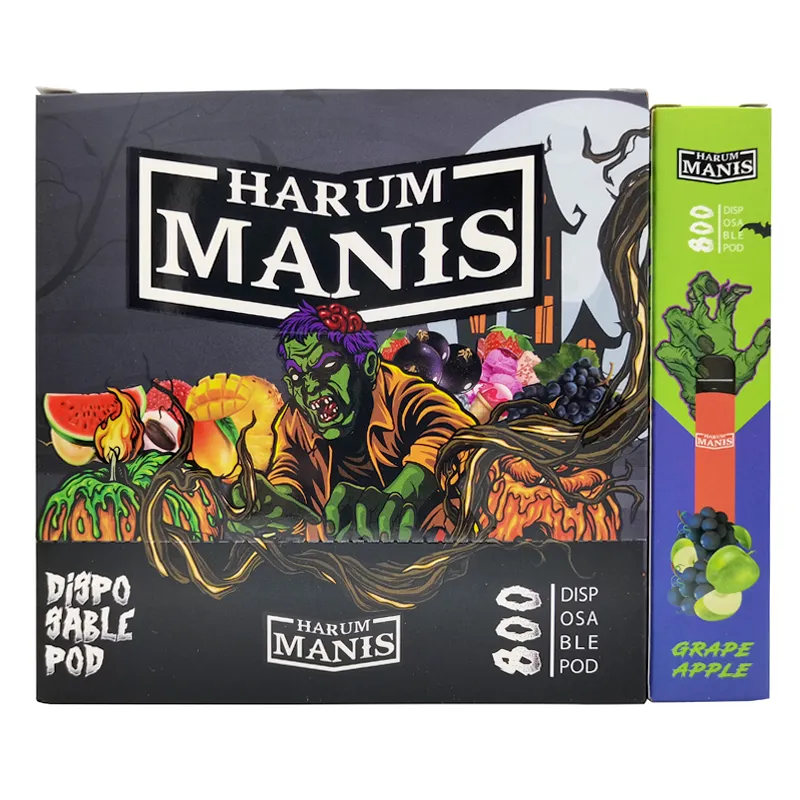 Sigarette elettroniche Harum Manis 800 sbuffi VAPE usa e getta 550MAH 3ML L 2% 100% Original 15 gusti in stock