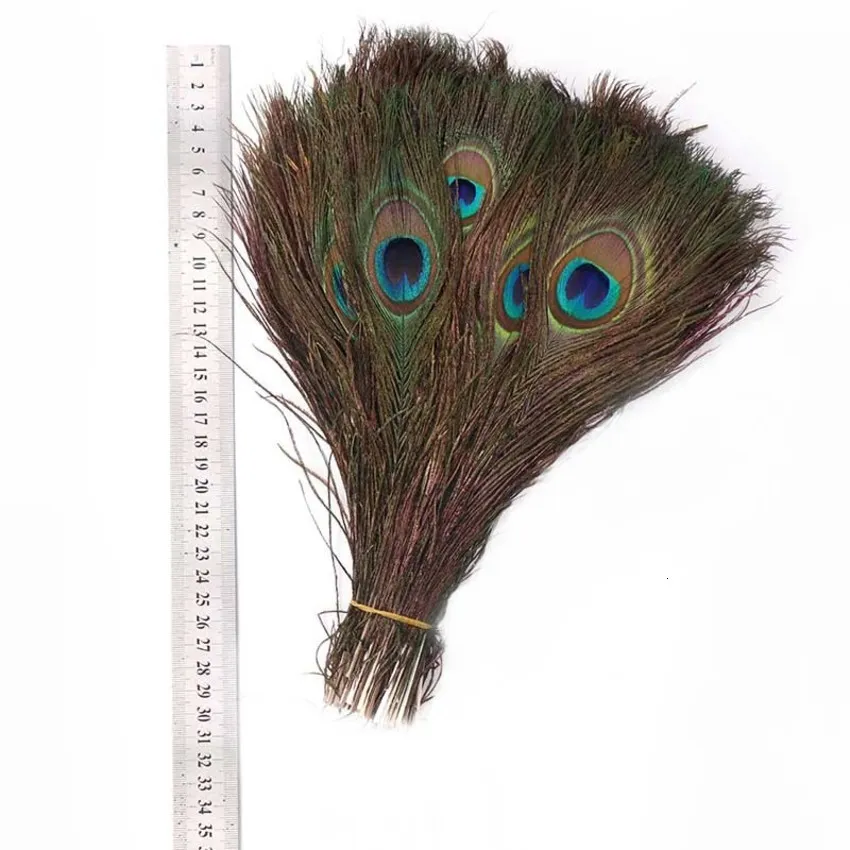 Other Home Garden 10Pcs/lot Peacock Feathers Length 25-30cm10-12 Natural Peacock Feathers for Crafts Peacock Decorations for Home Hotel Decoration