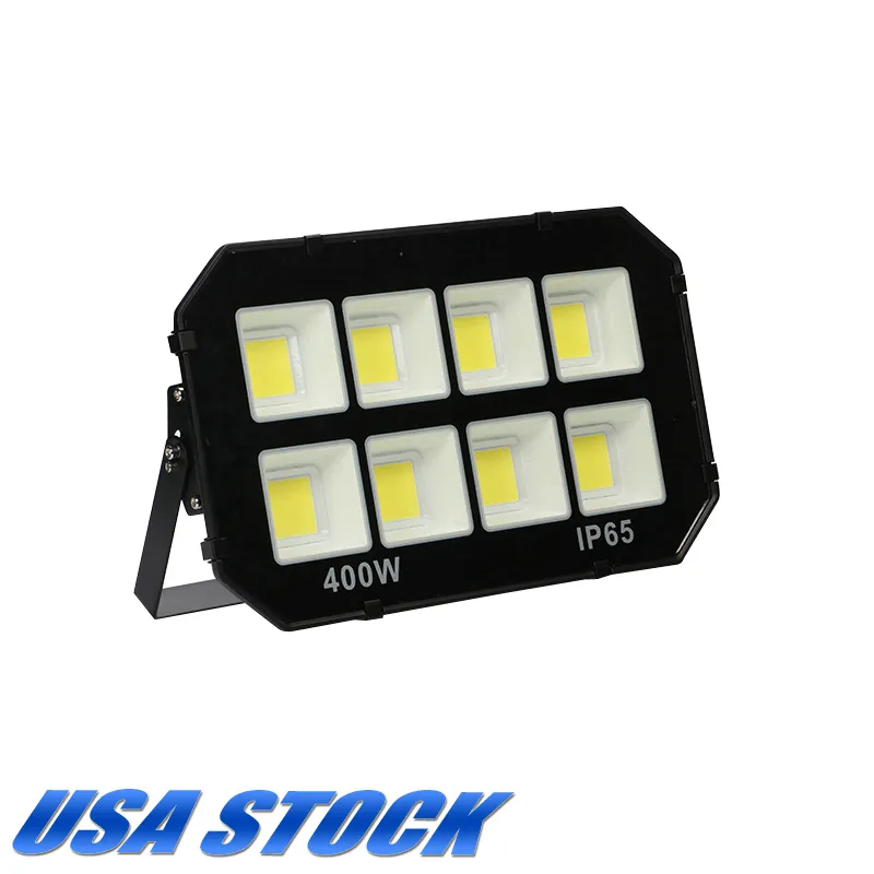 LED Floodlights防水200W 600W 400W屋外フラッドライトランドスケープランプAC 85-265V 6500Kコールドホワイト今すぐUSALIGHT