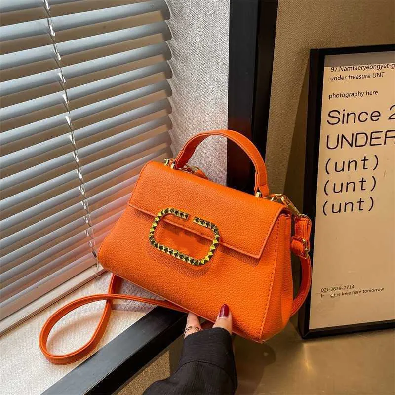 Luksusowe torebki damskie torby wieczorowe projektant marki portfel 2023 NOWOŚĆ prostego mody Candy Color Portable One Rushader Messenger Torby