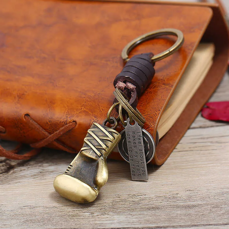 Bronze Boxing Glove Keychain - Vintage Style Key Rings, Cool Car ...