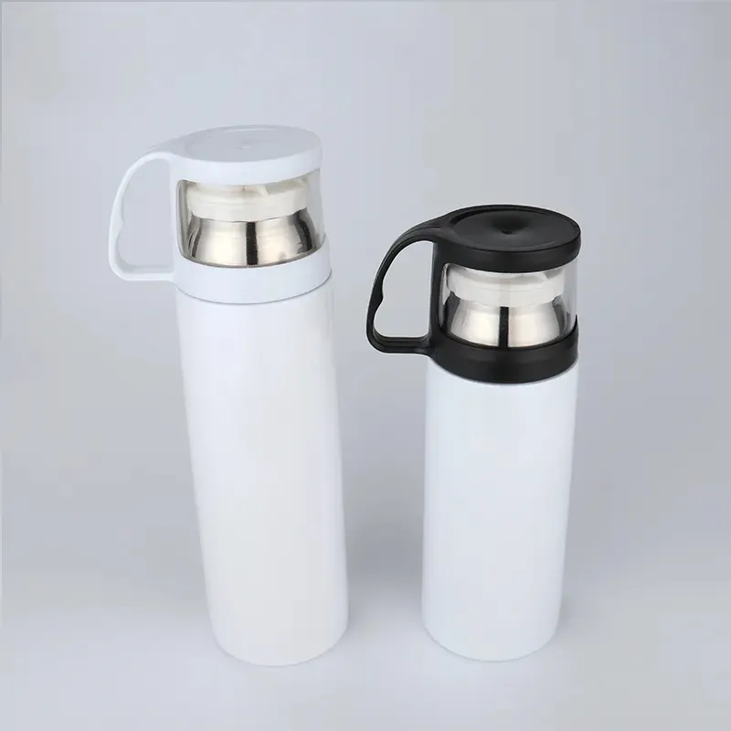 12oz 17oz Mug Sublimation Blank Water Bottle Double Wall Stainless Steel Travel Thermos Tumbler Vacuum Insulated Flask Thermo Water Bottle Tea Coffee Cups