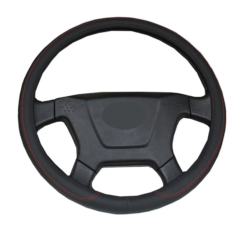 Steering Wheel Covers Car Cover Wrap Non-slip Artificial Leather For 36 38 40 42 45 47 50 CM Big Truck Bus Van Lorry Auto ProtecterSteering
