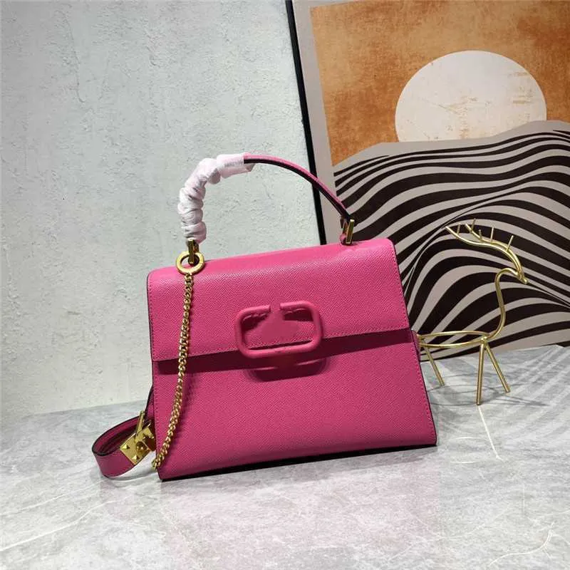 Luxury handbags Brand crossbody bag women's wallet fashion metal letters handbag top layer cowhide single shoulder diagonal straddle bags