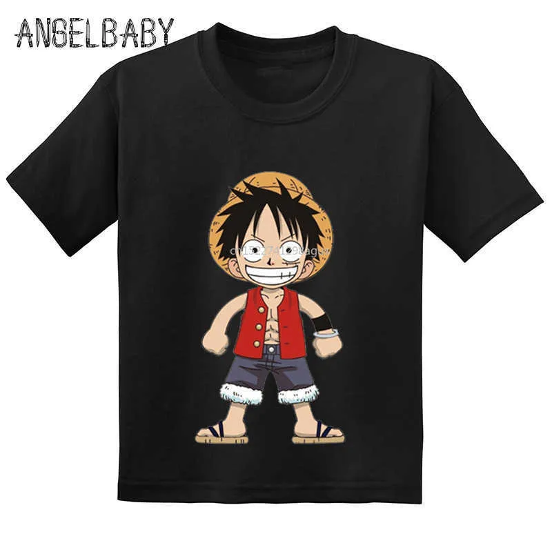 One Piece Lufy Print Kids One Piece T Shirt Funny From Babiq03