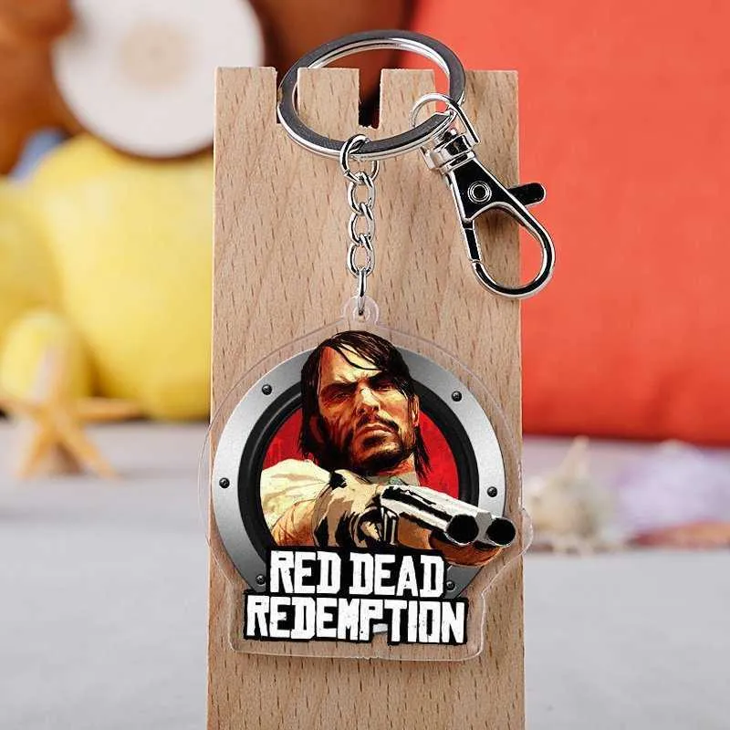 Red Dead Redemption Acrylic Keychains 17 Styles For Dutch Van Der Linde Hosea Matthews Arthur Morgan And John Marston Wooden Keyring Games G230210 From Sihuai06 2.7 DHgate.Com