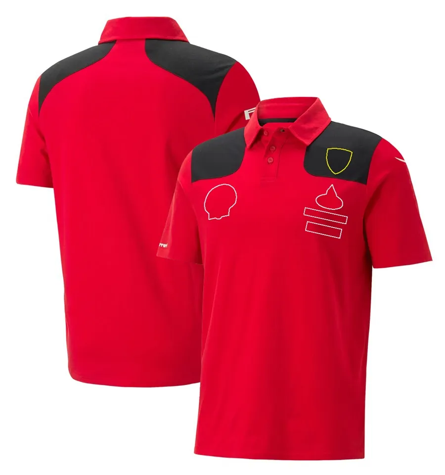 1 2023 Team Tshirt New Tshirt POLO Shirts Motorsport Driver Red T