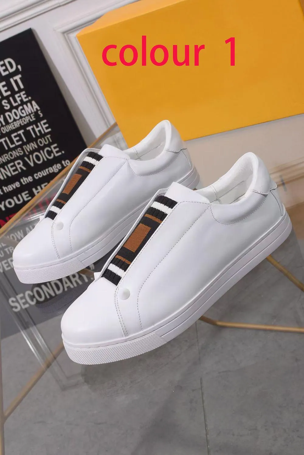 white platform gym Casual shoes women Travel leather lace-up Trainers sneaker 100% cowhide Letters Thick bottom woman designer shoe lady sneakers size 35-41-42 With box