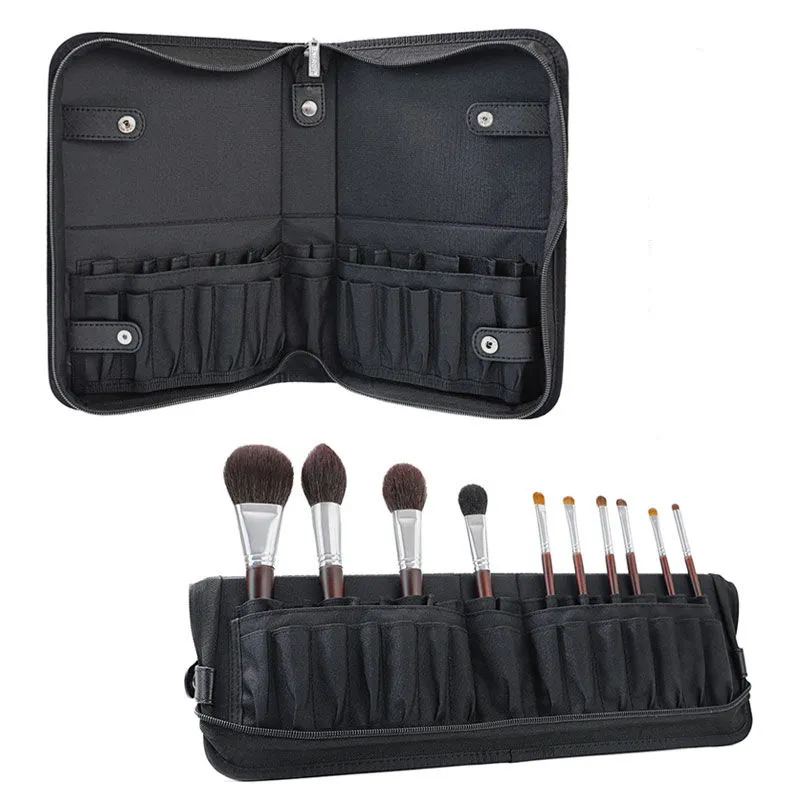 Cosmetische tassen kisten vrouwen opvouwbare make -up borstelzak Organisator vrouwelijke reis cosmetische toilethalte voor schoonheidstools wassen accessoires zak 230210