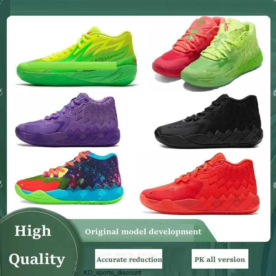 Lamelo Ball MB1 Rick And Morty Shoes Mb.01 Queen City Basketball Mens Mb1 Iridescent Dreams