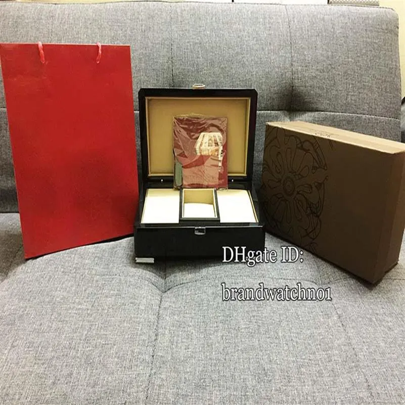 hight Quality PP Watch Original Box Papers Card Wood Gift Boxes Red Bag Box For PP Nautilus Aquanaut 5711 5712 5990 5980 Watches199d