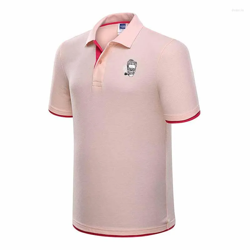 Męska polo oddychająca koszula polo dla mężczyzn Desiger Szybkie suszenie ubrania z krótkim rękawem Golftennis Plus