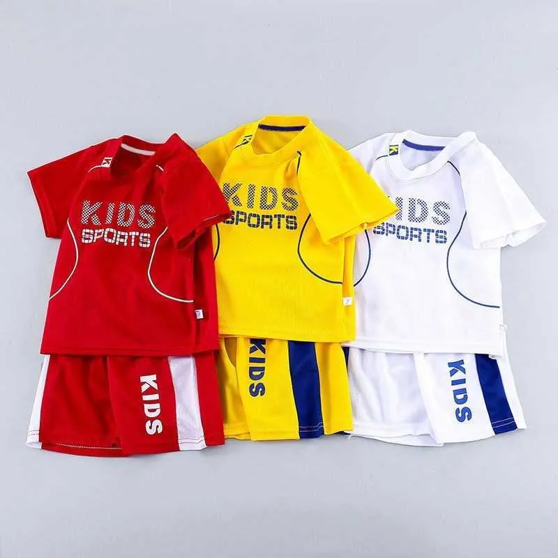 Ensembles de vêtements Brand New Survêtements pour garçons filles T-shirts à col rond à la mode Shorts amples Toddler Baby Soft Casaul Sports Costume d'été pcs
