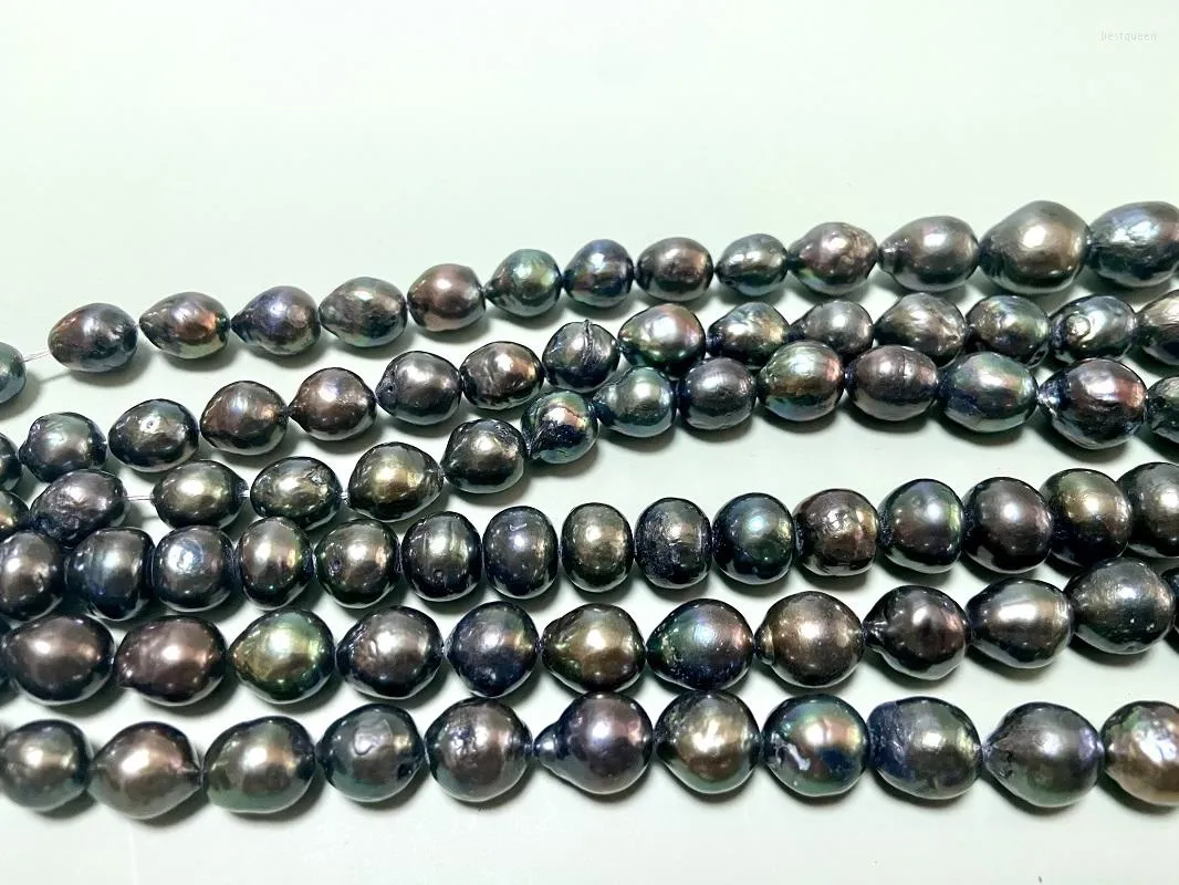 Chaînes 2023 environ 12x16mm collier de perles pour les femmes moins de perles de défaut fines bijoux de fête de mariage cadeaux Sterling