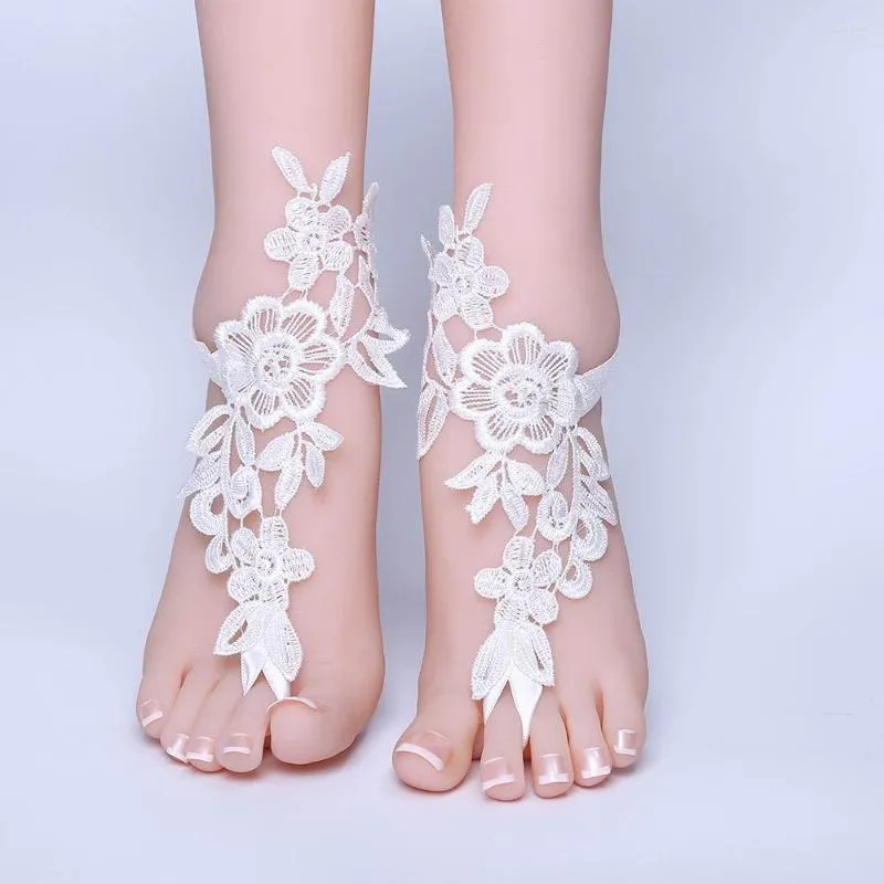 Anklets 2023 Foot Chain Lace Ankle Bracelet Bridal Beach Wedding