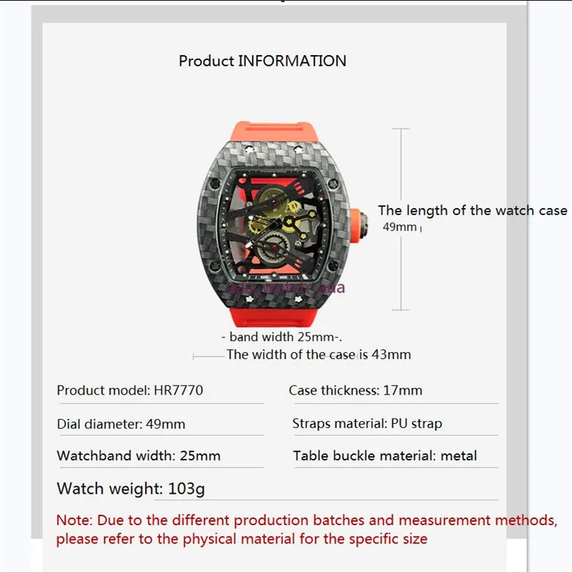 2021 Luxury Mens Watches Designer de moda militar Rel￳gio da marca Sports Wristwatch Gifts Orologio di Lusso Montre de Luxe332u
