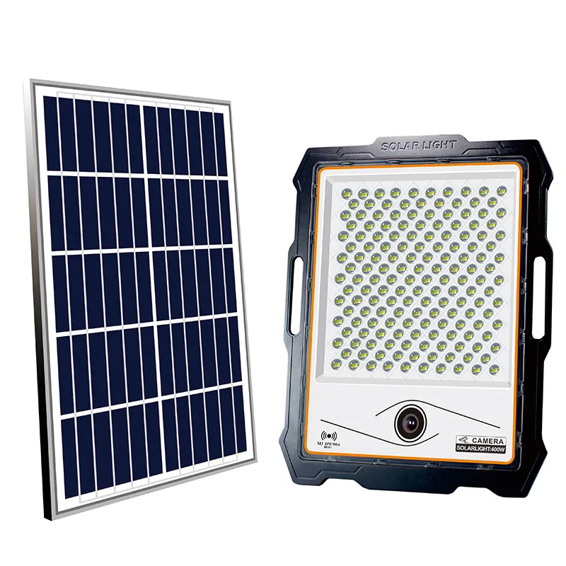 Solar Flood Lights Camera Bezpieczeństwo na zewnątrz 1080p światła aktywowane ruchem Nic Nocne Alarm Brightness Waterproof IP66 Teraz Oemled