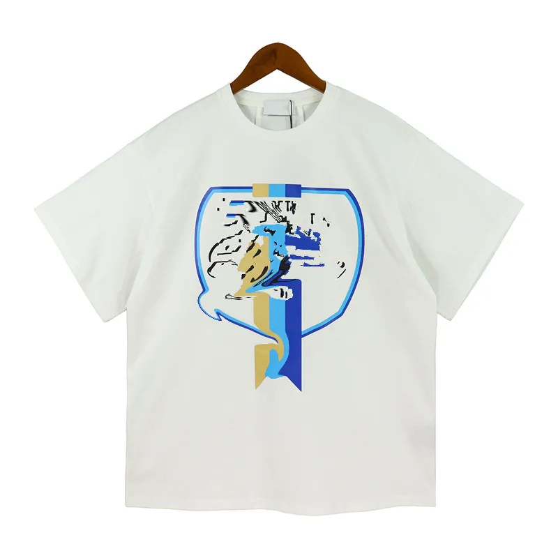 Camiseta de designer de 20SS ondas de manga curta de ver￣o tee homens amantes amantes
