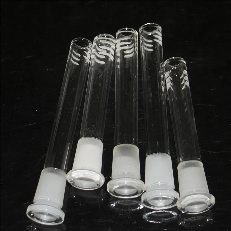 Tubo de vidro do poço de vidro 14 mm 18mm de vidro grosso de vidro abaixo do adaptador de difusor para copos de água com copo de vidro tubos de água